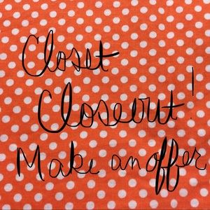 All items in closet must go.